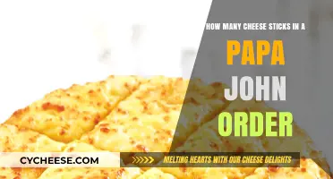 Papa John's Cheese Sticks: Unveiling the Quantity in Every Order