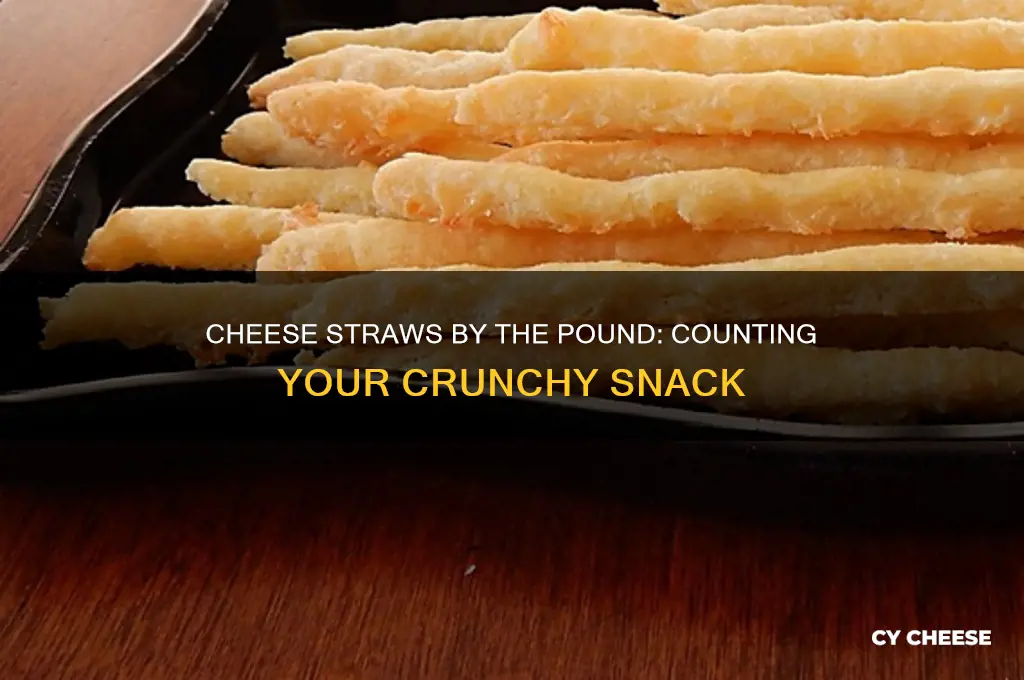 how many cheese straws are in a pound