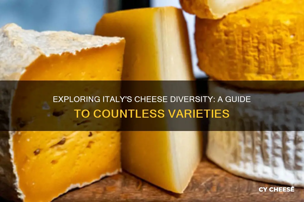 how many cheeses in italy