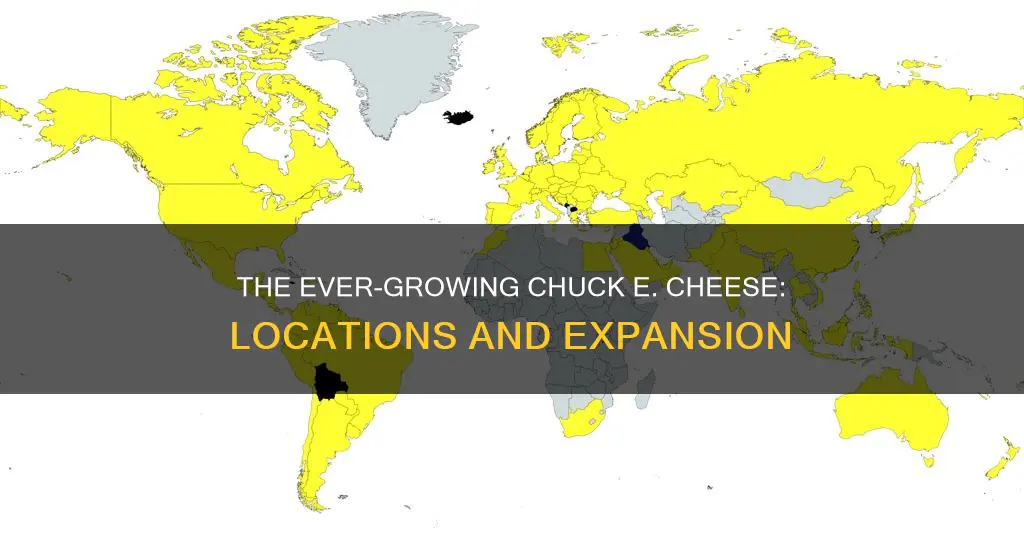 how many chuck e cheese locations are there