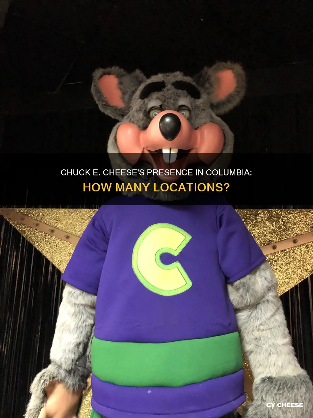 how many chuck e cheeses are in columbia