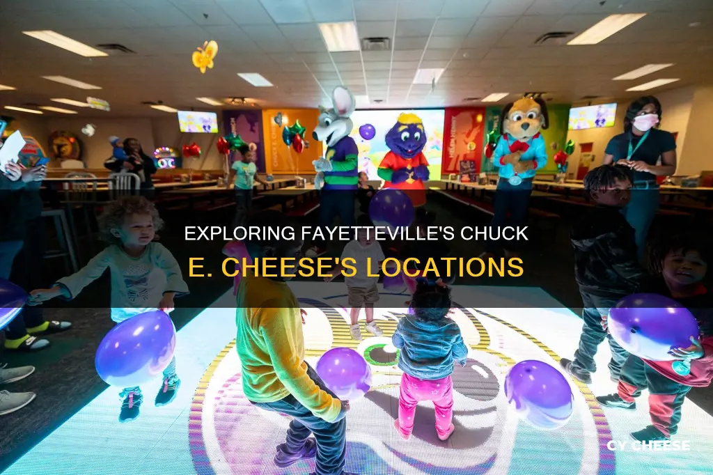 how many chuck e cheeses are in fayetteville