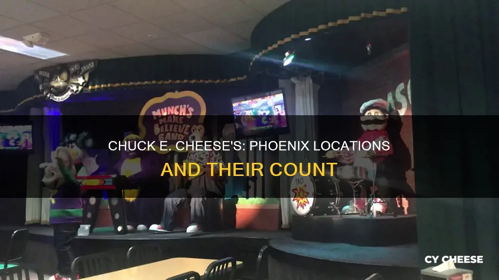 how many chuck e cheeses are in phoenix