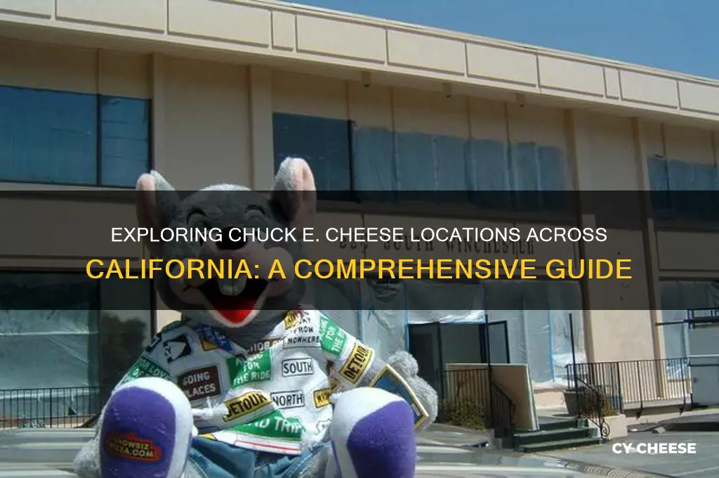 how many chuckie cheeses are there and california