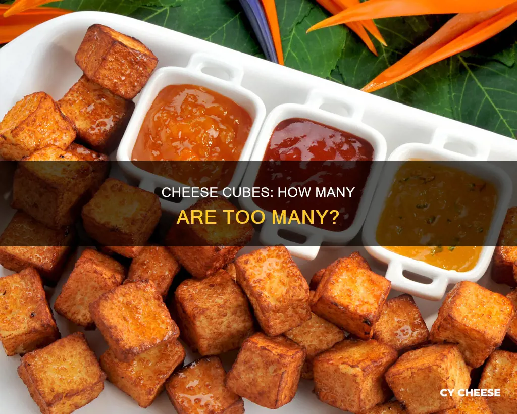 how many colby jack cheese cubes in a serving