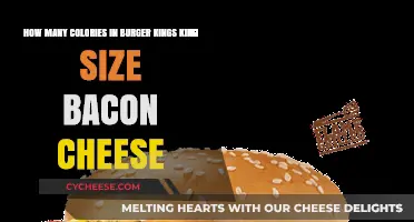 King Size Bacon Cheese Calorie Count: Burger King's Nutritional Breakdown