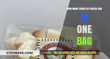 Cheese Cube Count: How Many Fit in a Standard Bag?