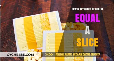 Cheese Cubes to Slice Ratio: A Tasty Measurement Guide