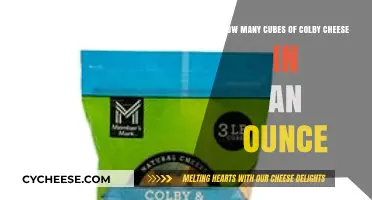Colby Cheese Cubes: Measuring an Ounce with Precision and Ease