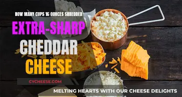 Convert 16 oz Cheddar to Cups: Shredded Extra-Sharp Cheddar Cheese Measurements