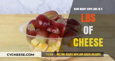 Cheese Conversion: Cups in 5 lbs