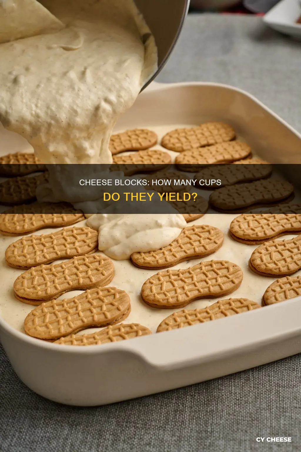 how many cups are in a block of cheese