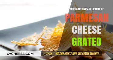 Grated Parmesan Cheese: Cups in a Pound