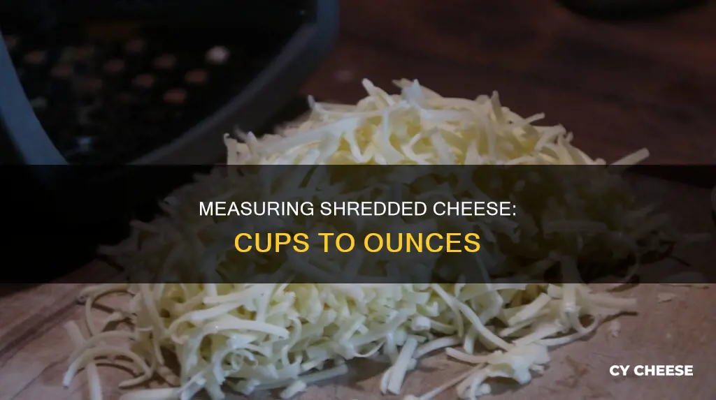 how many cups in 5 ounces of shredded cheese