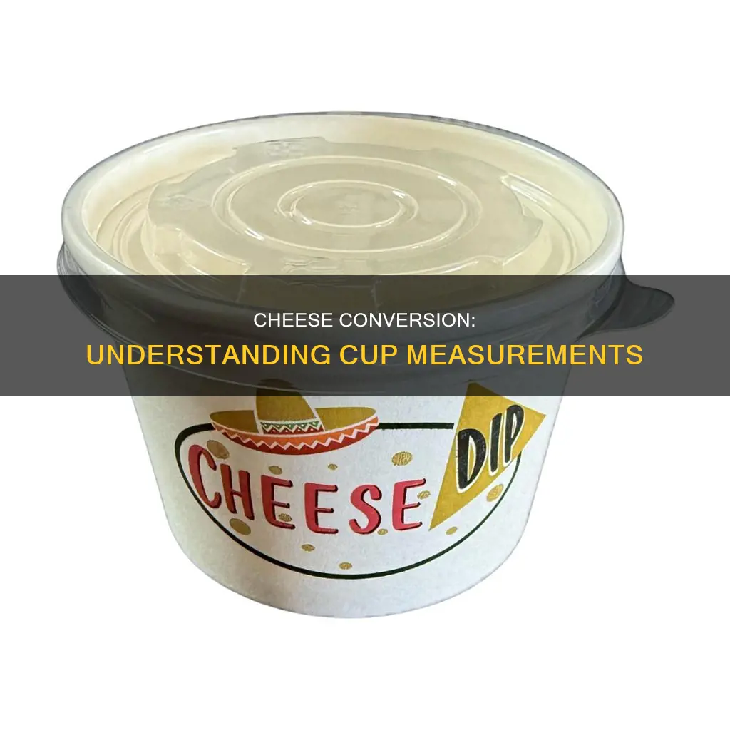 how many cups in 8z cheese