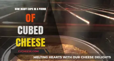 Cups in a Pound: Cubed Cheese Conversion