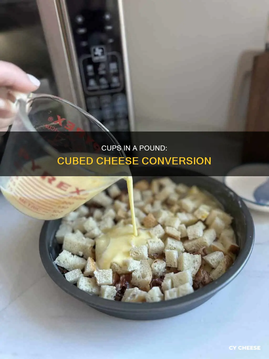 how many cups in a pound of cubed cheese