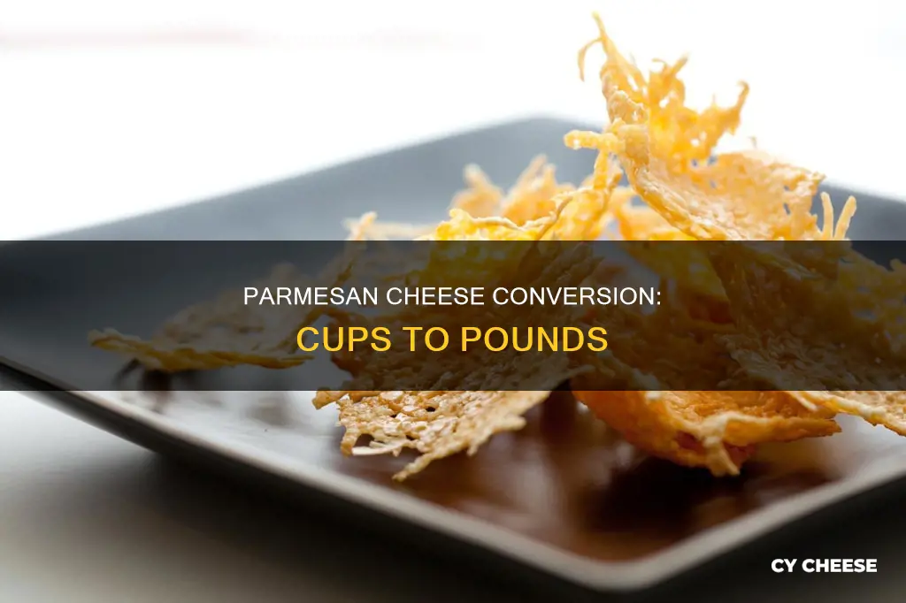 how many cups is 1 2 pound of parmesan cheese