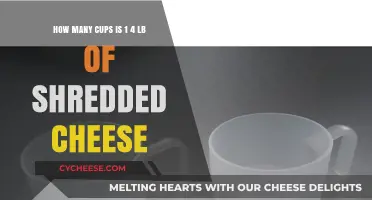 Shredded Cheese Conversion: Cups to Pounds
