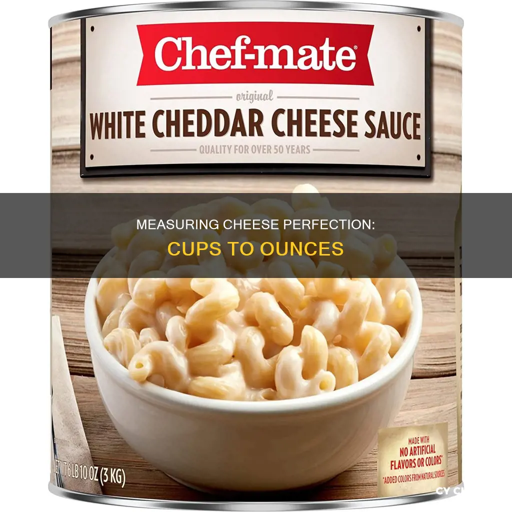 how many cups is 10 oz of cheddar cheese