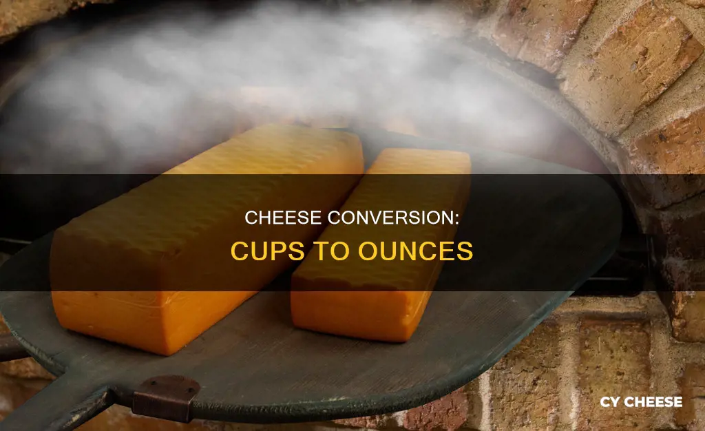 how many cups is 10 oz shredded cheese