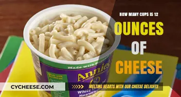 Cheese Conversion: Cups to Ounces