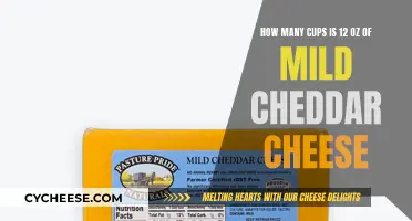 Mild Cheddar Cheese: Converting Ounces to Cups