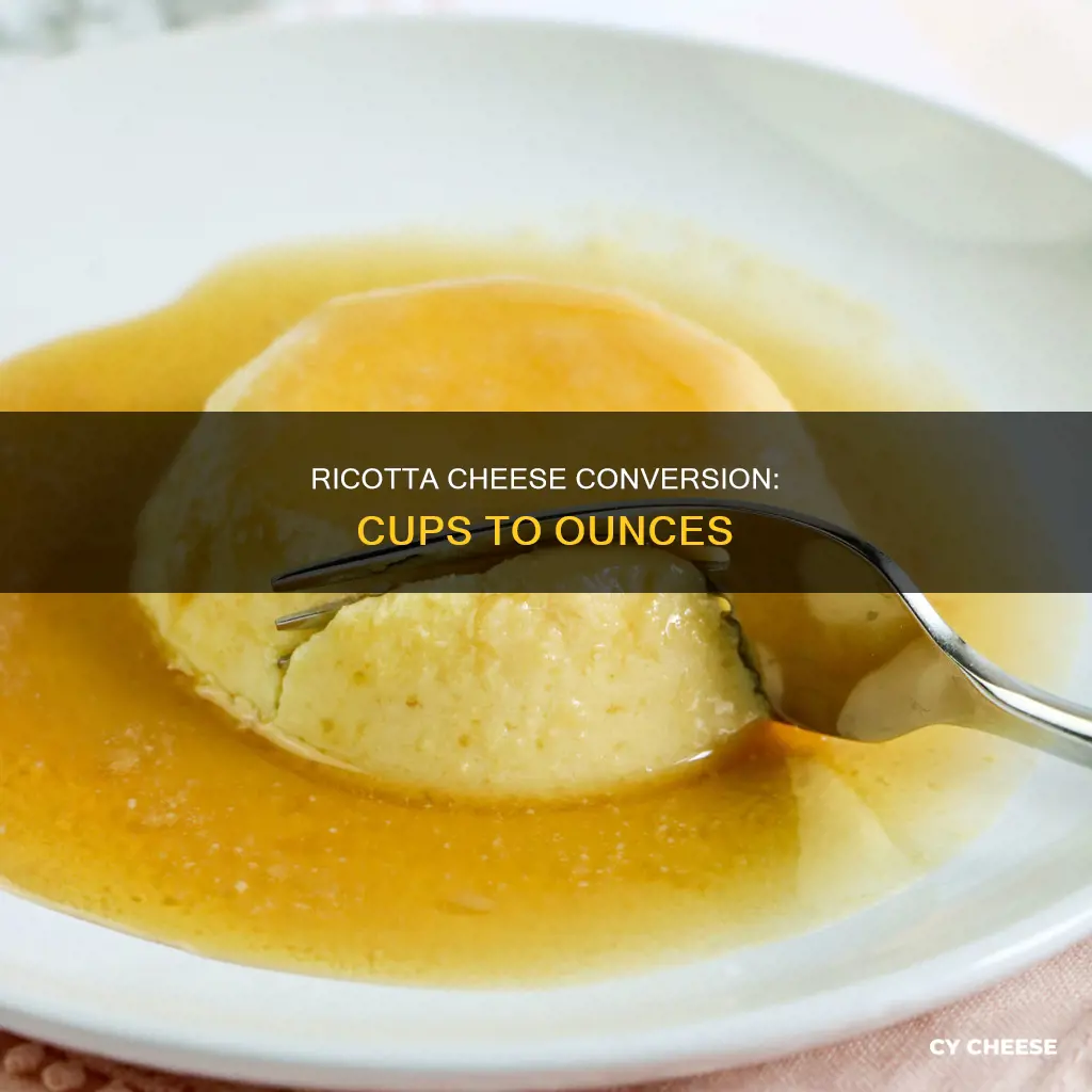 how many cups is 15 oz of ricotta cheese