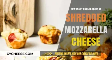 Shredded Mozzarella Cheese: Cups to Ounces Conversion