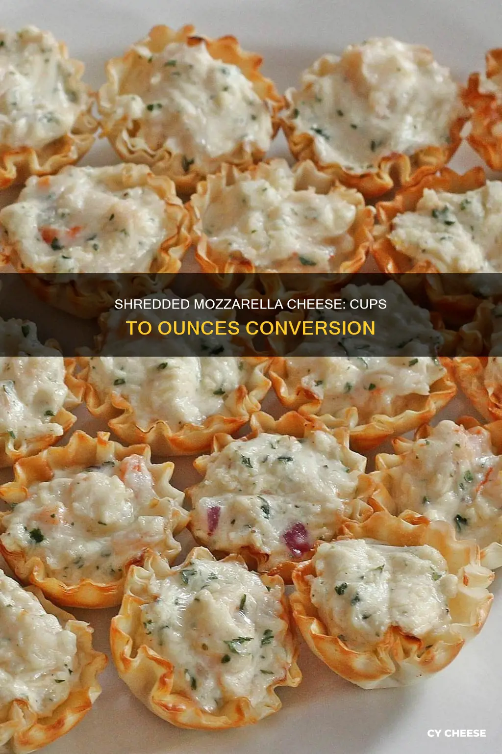 how many cups is 16 oz of shredded mozzarella cheese