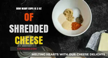Cheese Conversion: Shredded Cups to Ounces