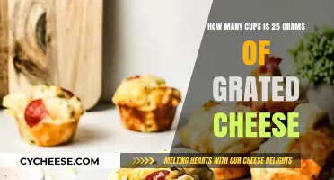 Grated Cheese Conversion: Cups to Grams