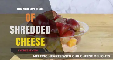 Shredded Cheese: Cups to Grams Conversion