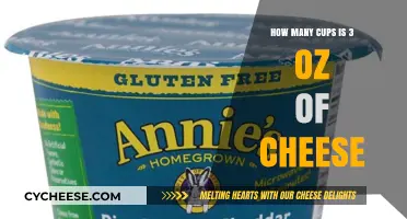 Cheese Conversion: Cups and Ounces