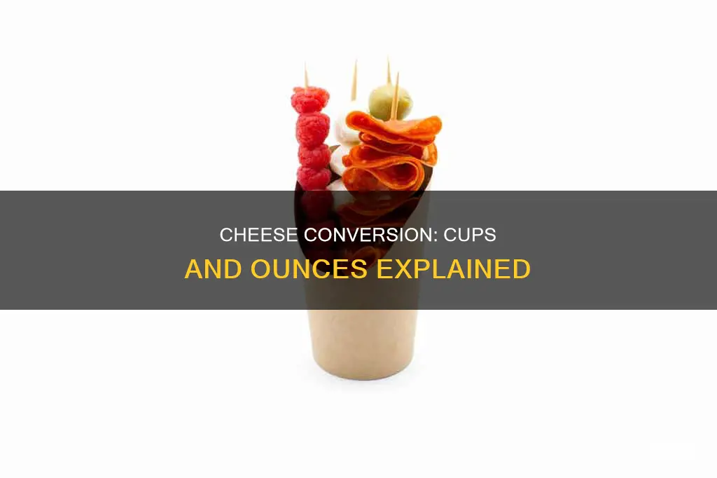 how many cups is 5 oz of cheese