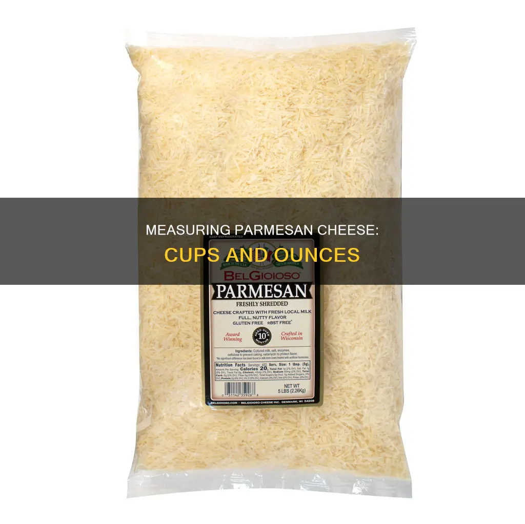 how many cups is 5 oz of parmesan cheese