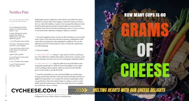 Cheese Conversion: Cups to Grams