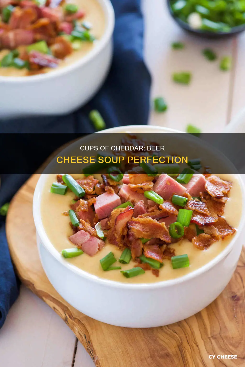 how many cups of cheddar cheese in beer cheese soup