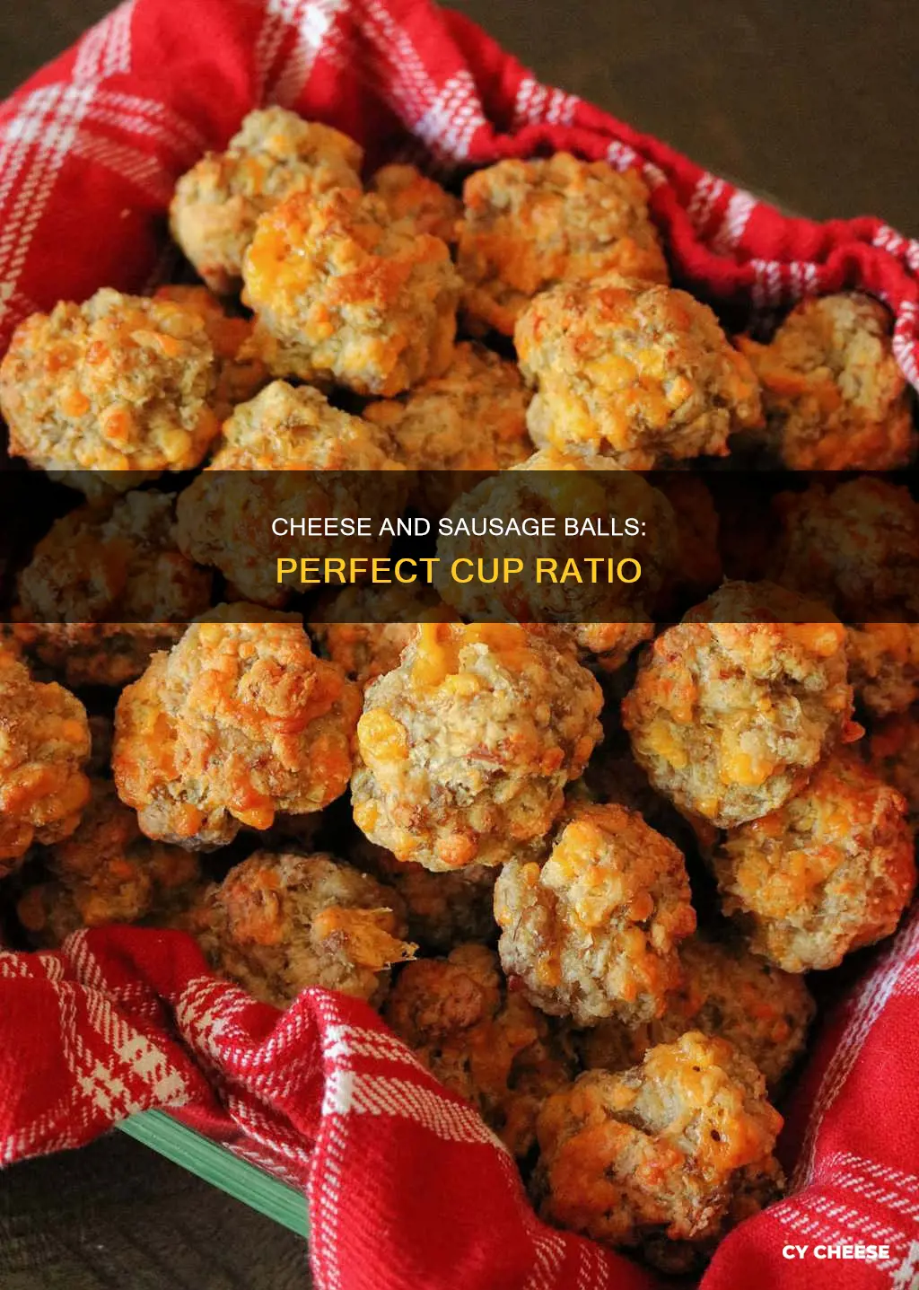 how many cups of cheese for sausage balls