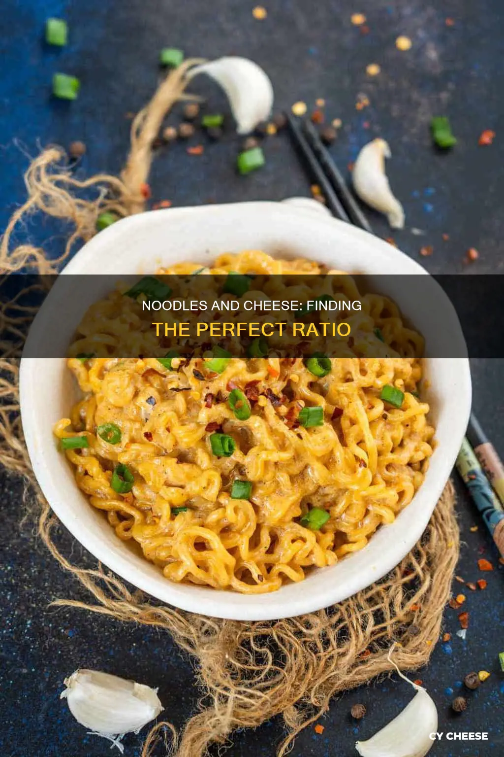 how many cups of noodles to cheese powder