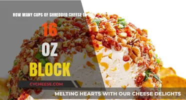 Shredded Cheese Conversion: Block to Cup