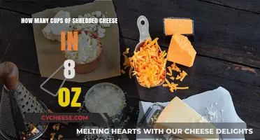 Shredded Cheese Conversions: Cups to Ounces