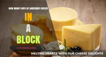Shredded Cheese Blocks: How Many Cups?