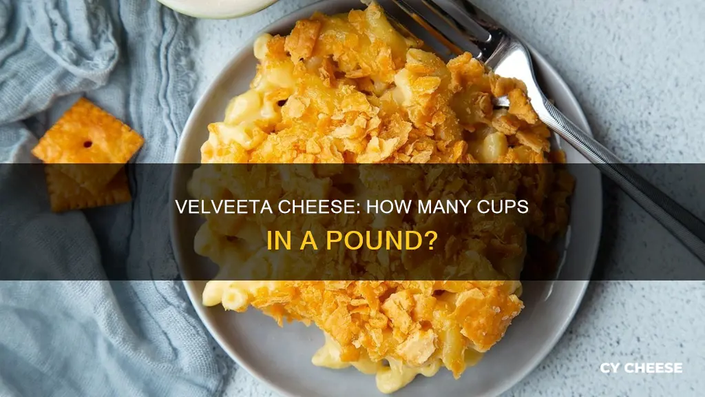 how many cups of velveeta cheese are in a pound