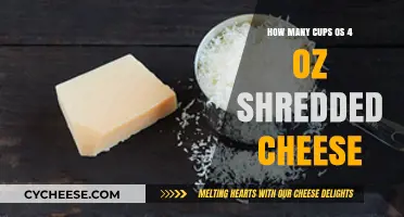 Shredded Cheese Conversion: Cups to Ounces
