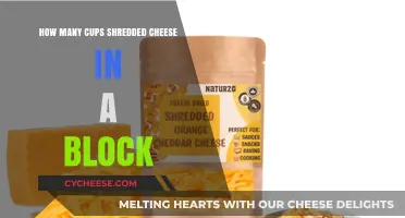 Shredded Cheese Blocks: How Many Cups?