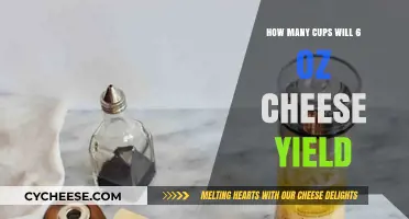 Cheese Conversion: Cups from 6 Oz