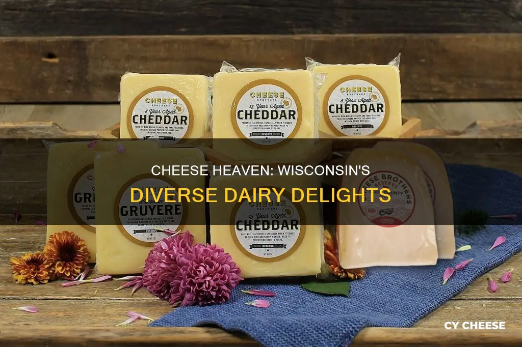 how many different cheeses are made in wisconsin
