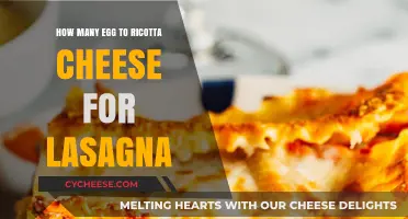 Perfect Lasagna Ratio: Eggs to Ricotta Cheese for Creamy Layers