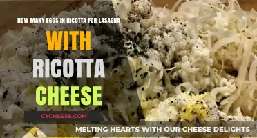 Perfect Lasagna: Ricotta Cheese and Egg Ratio Explained